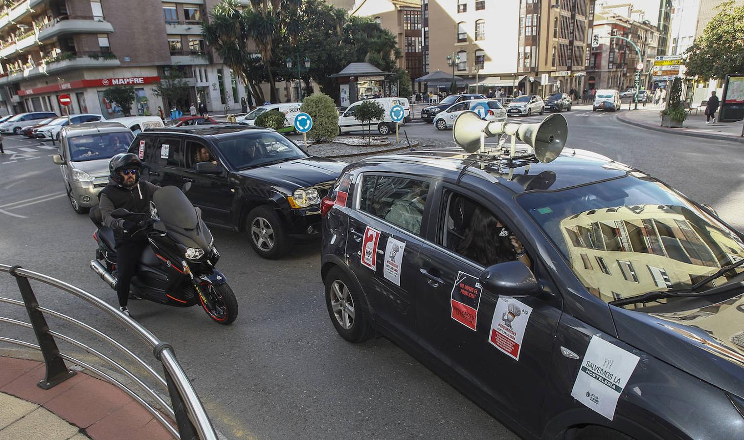 Hosteleros de Santander y Torrelavega, de manifestación.