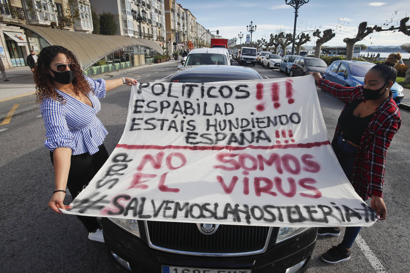 Imagen. Así fue la protesta en Santander 