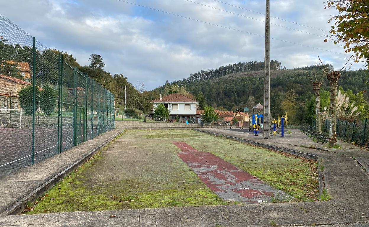 Bolera de Riosapero, uno de los dos espacios deportivos sobre el que se lanza la consulta 
