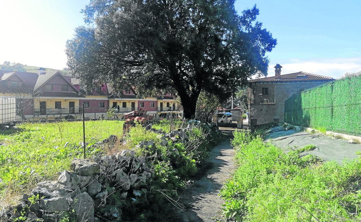 El vial es estrecho y se utiliza como paso peatonal.