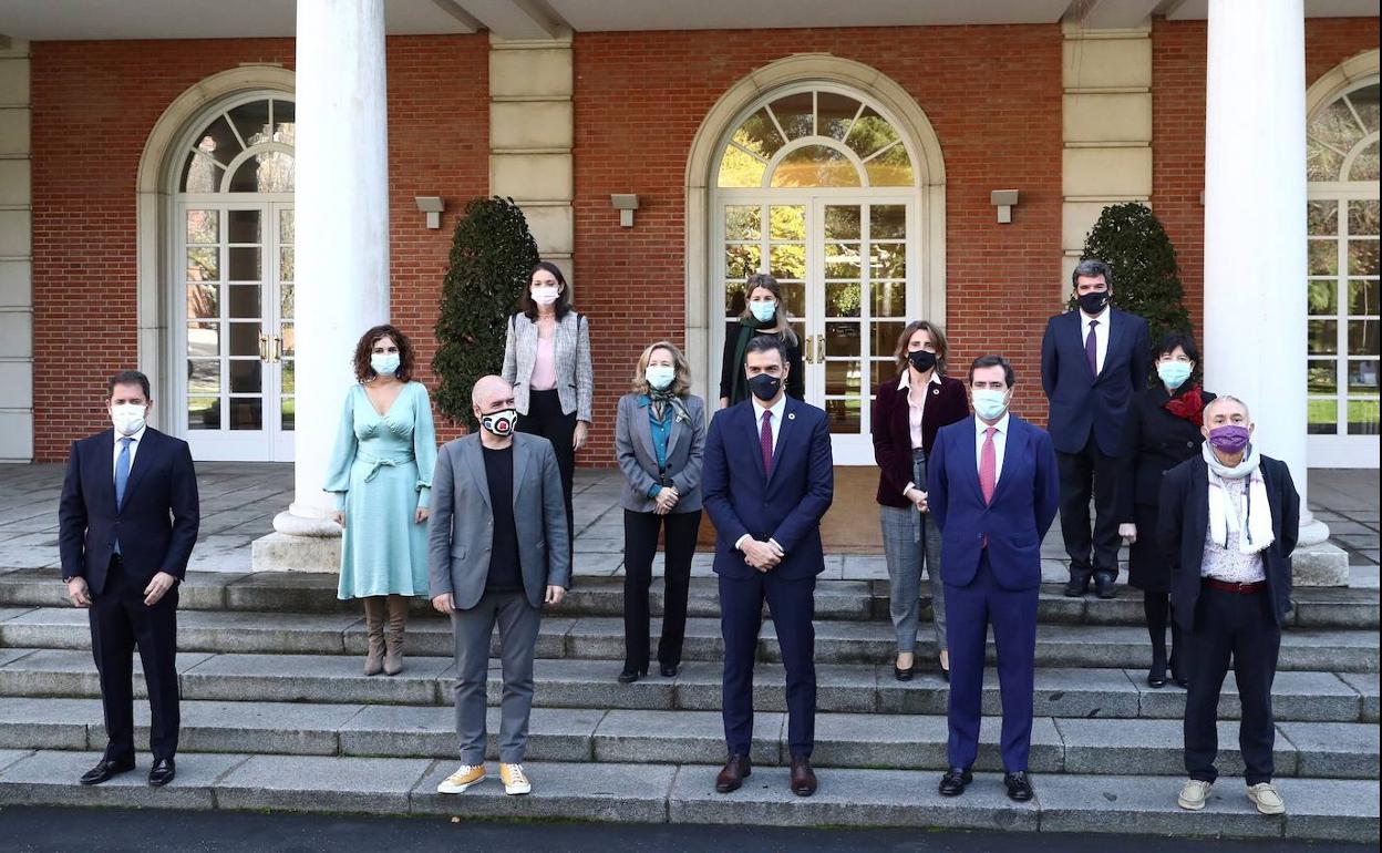 El Gobierno y los agentes sociales crearon este lunes la mesa de diálogo social sobre los fondos europeos.