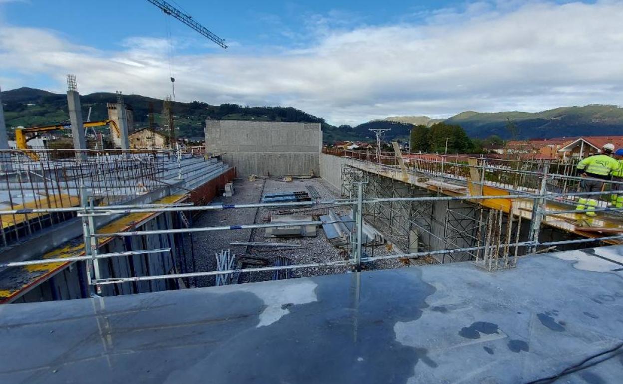 Las obras van adelantadas a su plazo inicial