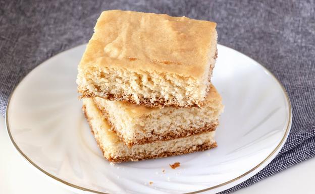 Hoy hacemos 'blondies', unos ricos brownies caseros de chocolate blanco