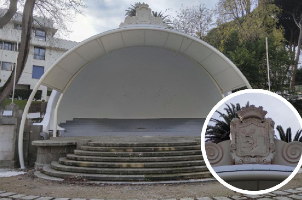 Un nuevo toldo fijo cubre el auditorio de San Roque