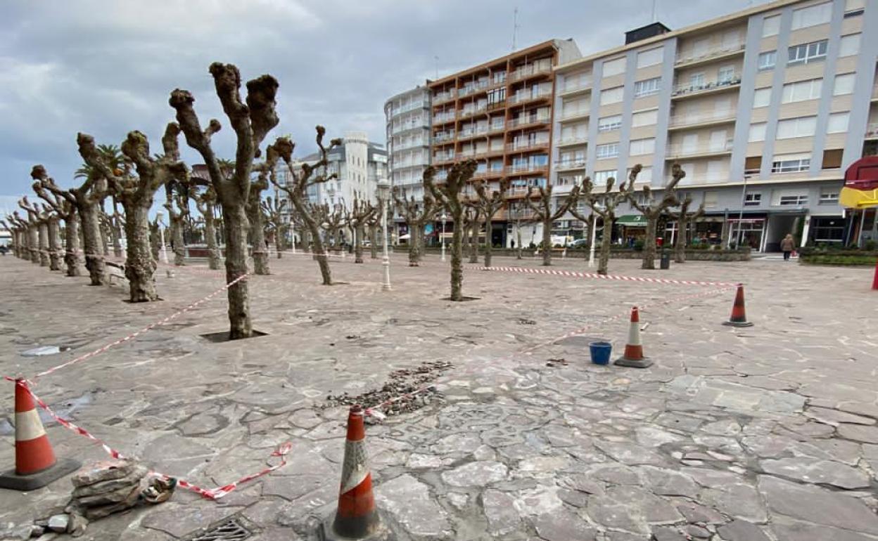 Actuaciones de mejora en el firme de La Barrera.