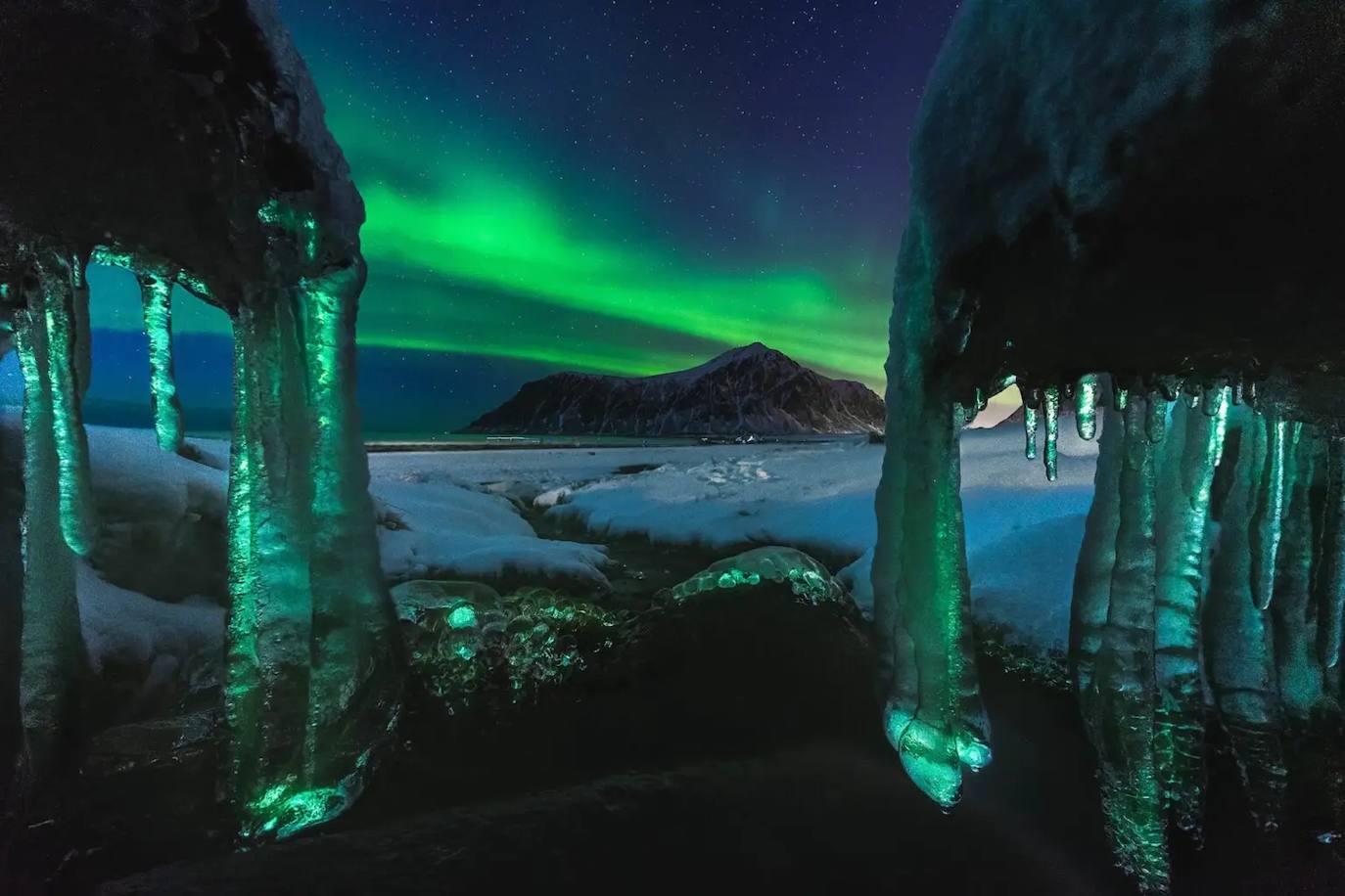 'Lofoten ice lights'