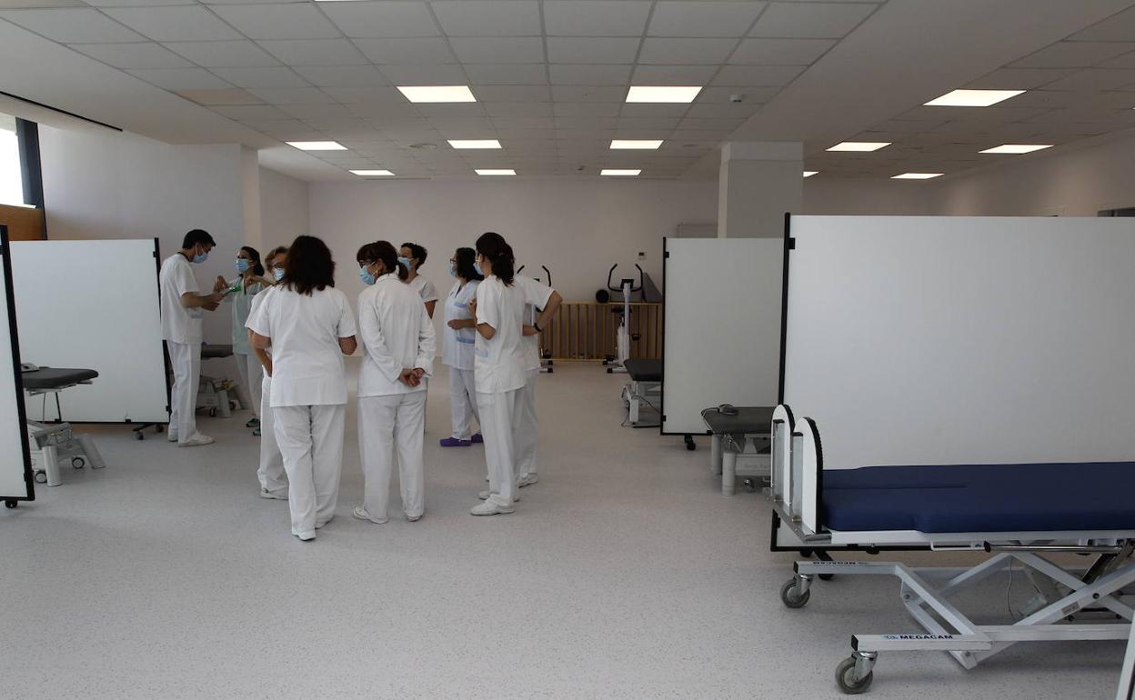 Instalaciones del hospital de Torrelavega.