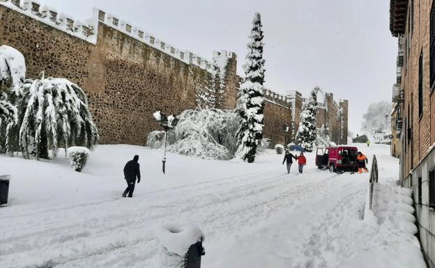 Filomena colapsa Toledo con una nevada histórica