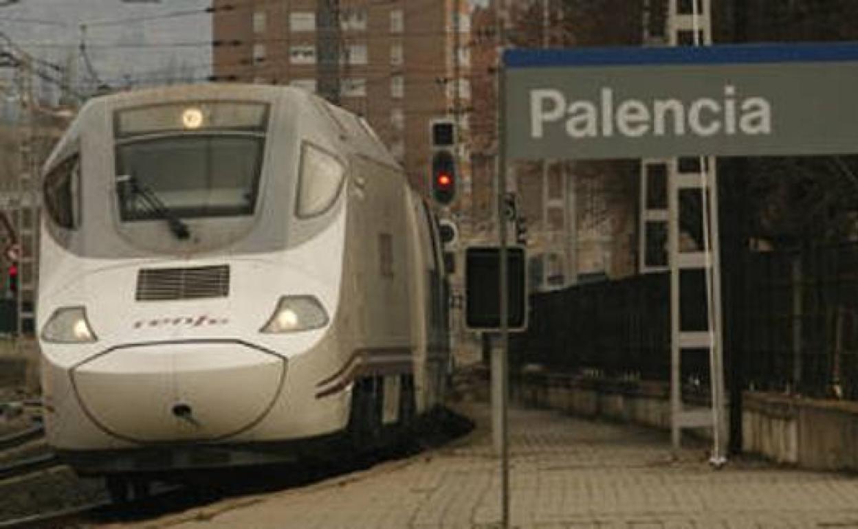 El Alvia Madrid-Santander ha estado parado dos horas en Palencia por la congelación del intercambiador