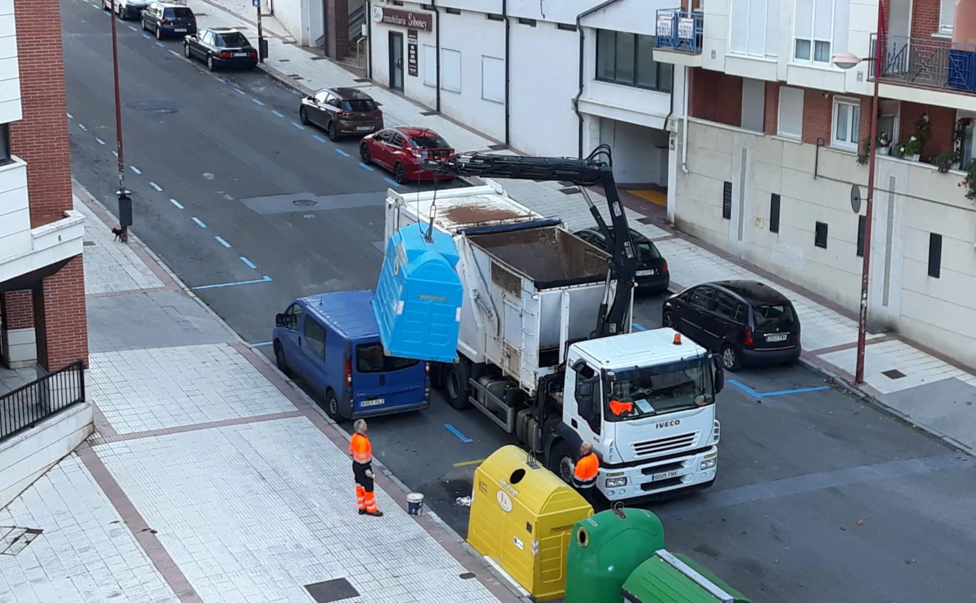 Recogida de residuos en Castro Urdiales.