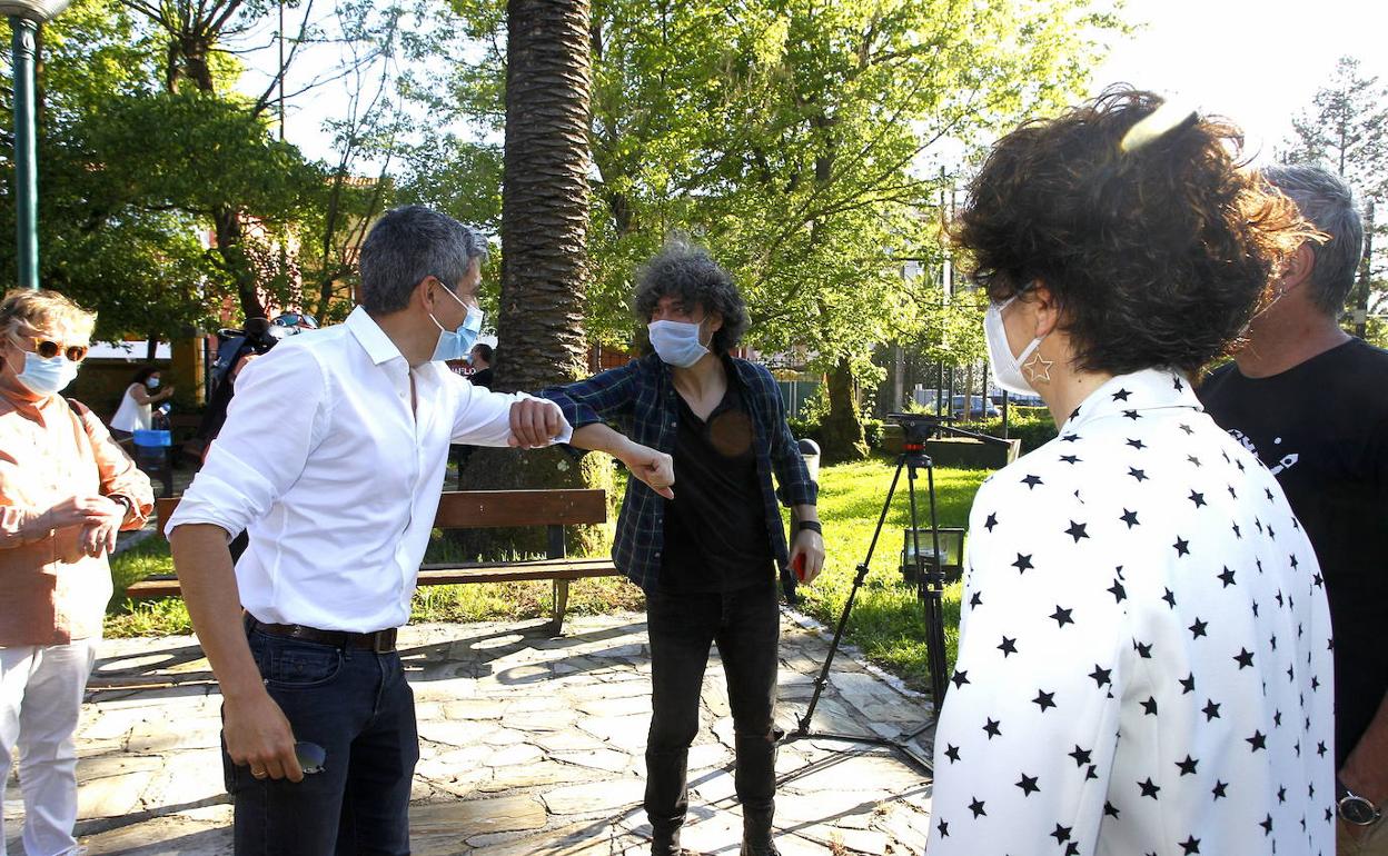 Zuloaga durante un acto organizado por Cultura este verarno 