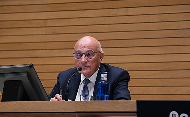 El presidente del Sabadell, Josep Oliu. 