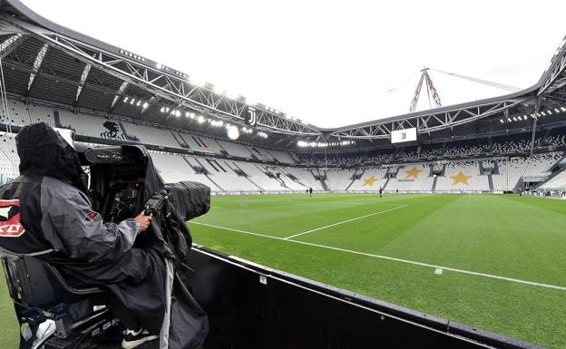 Vista del Juventus Stadium. 