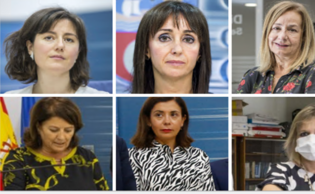 De izquierda a derecha y de arriba a abajo: Paloma Navas; Sara Negueruela; Alicia Gómez y Beatriz Josa