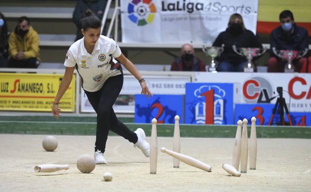 Andrea Gómez, vigente campeona de España de categoria femenina.