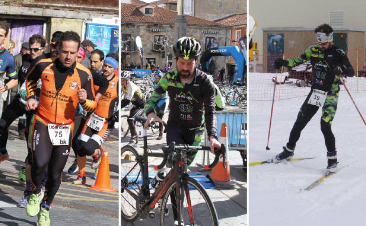 Imágenes de las tres pruebas de la edición de 2018 del Triatlón Blanco Reinosa-Alto Campoo.