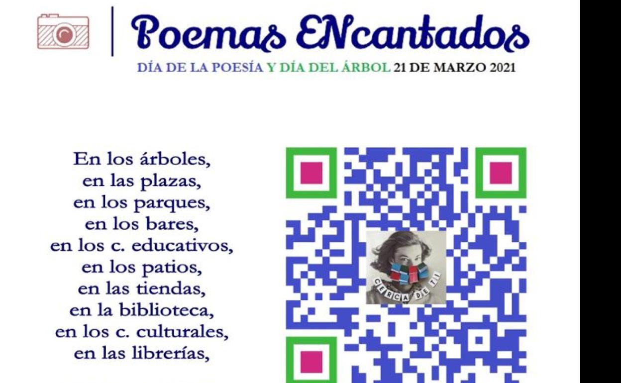 Cartel de la iniciativa municipal de Camargo, 'Poemas ENcantados'. 