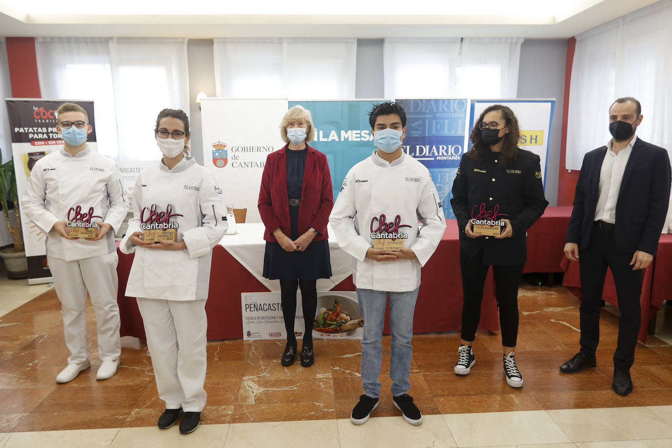 Kevin Menéndez, Natalia Cabrero, Brayan Hedilla y Alba Díez se llevan el título de Chef, Repostero, Panadero y Maître, en una edición condicionada por la pandemia