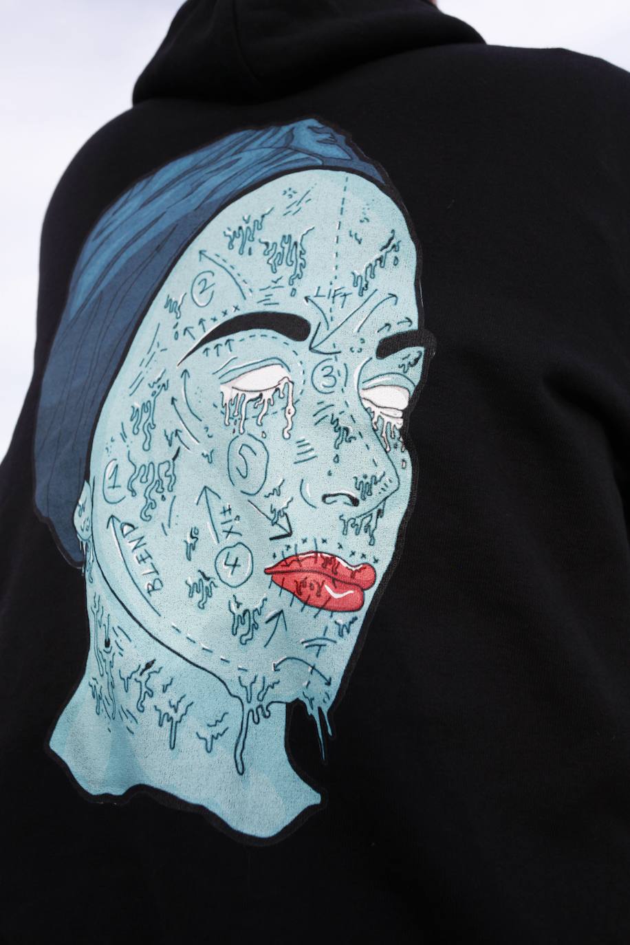 Detalle del modelo 'Faded beauty'.