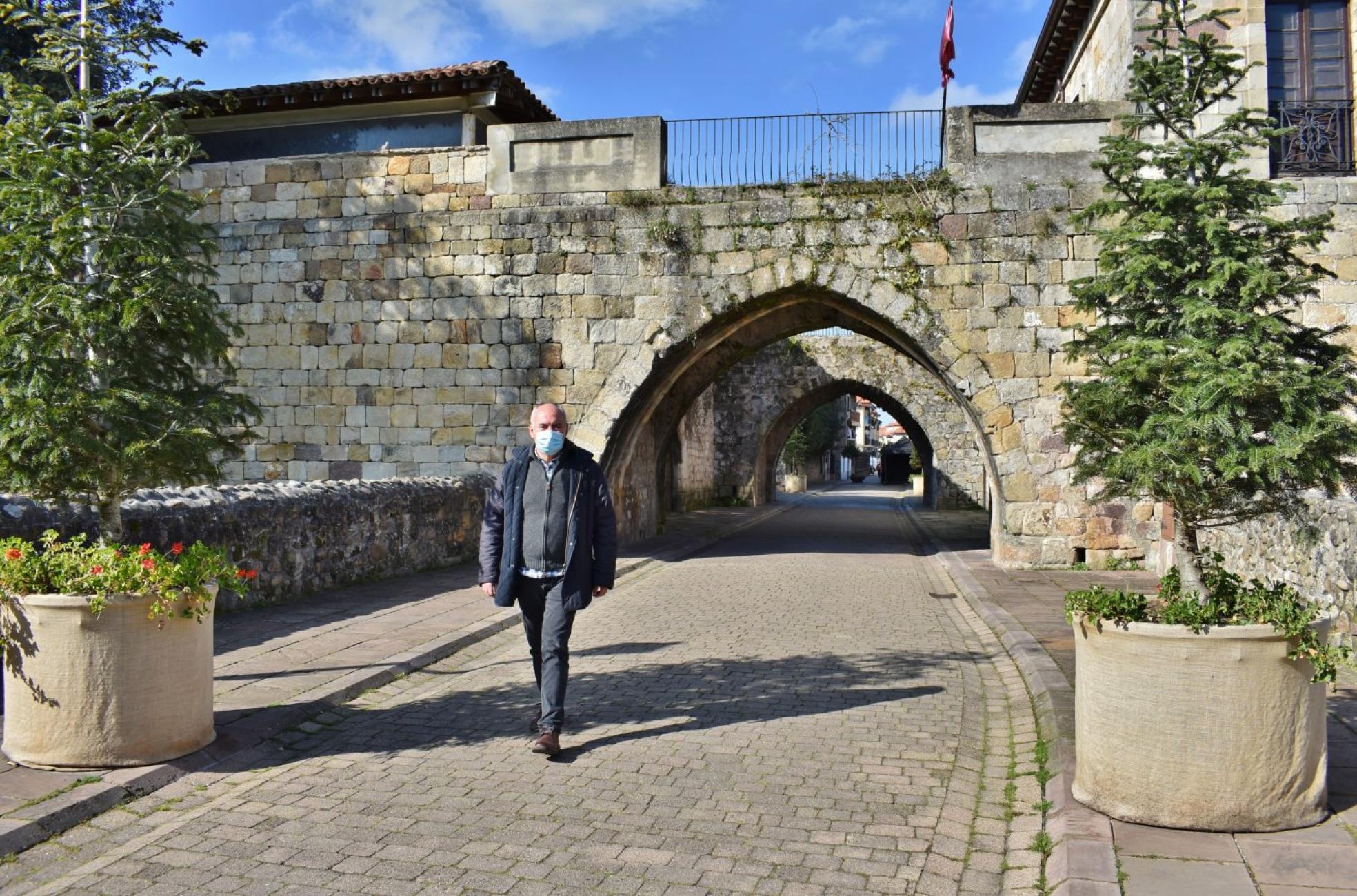 Luis Alberto Alonso, en el Camino Real de Cartes. 