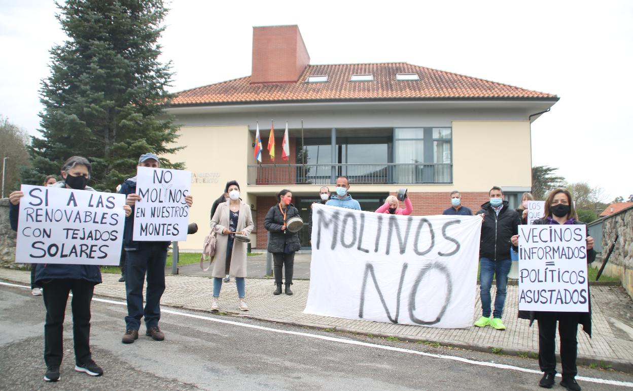 Imagen de la de las protestas vecinales