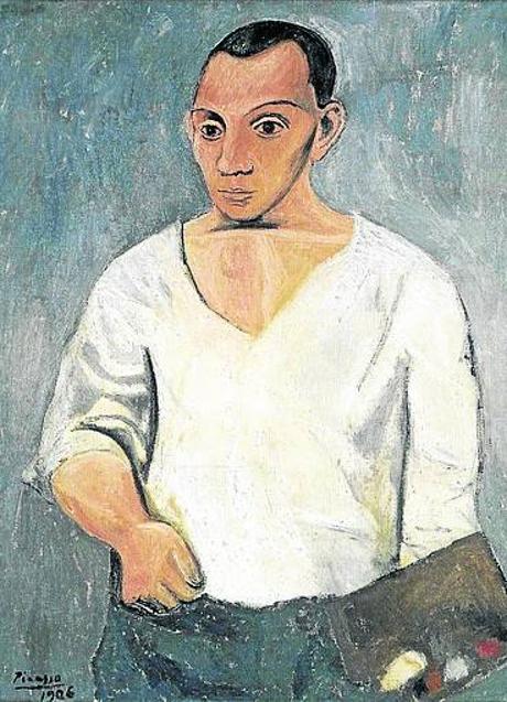 Imagen - 'Autoportrait'. 1906. © Sucesión Pablo Picasso. vEGAP, Madrid, 2020.