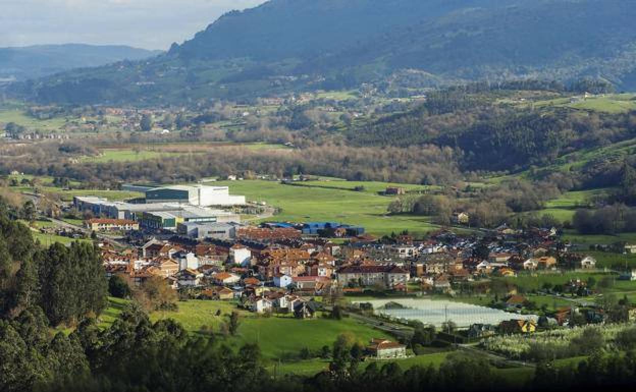 Al fondo de la imagen, los terrenos donde se ubicará el futuro centro logístico