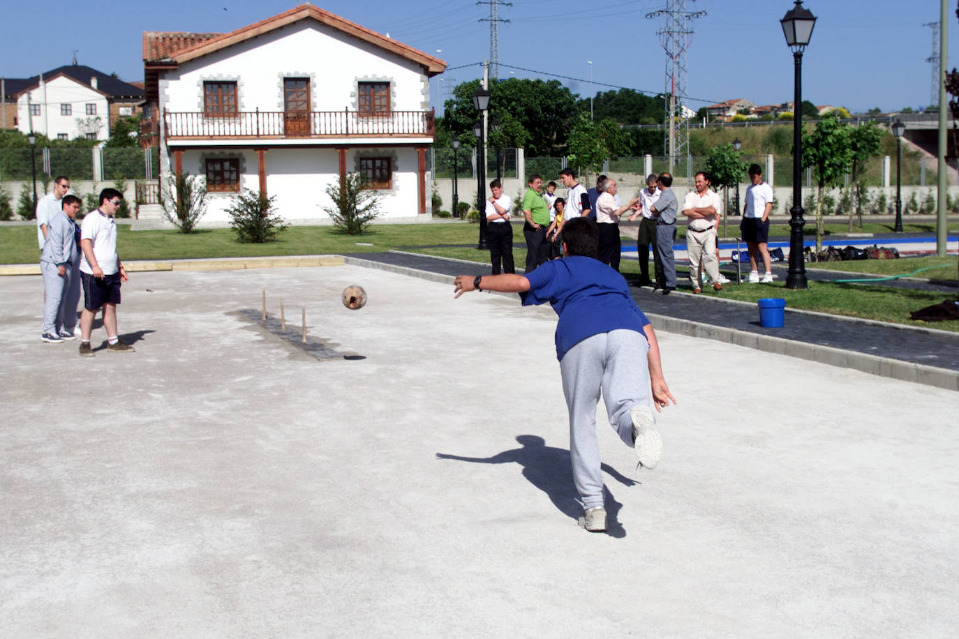 18/06/2000. Instalaciones de 'Deportes Autóctonos' en el Complejo Deportivo de La Albericia.