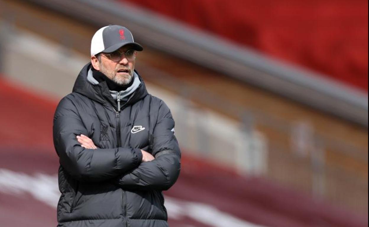 Jürgen Klopp, durante un partido del Liverpool. 