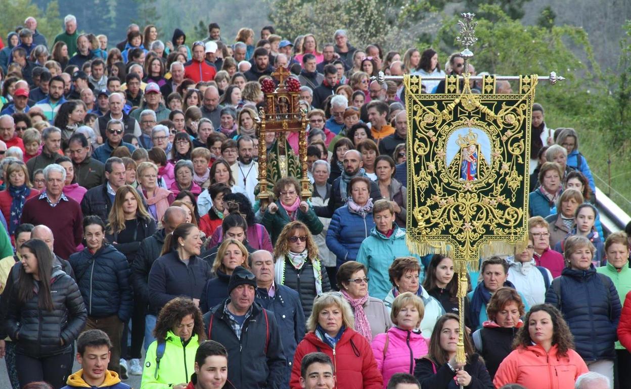 Imagen de archivo de la procesión en anteriores años.