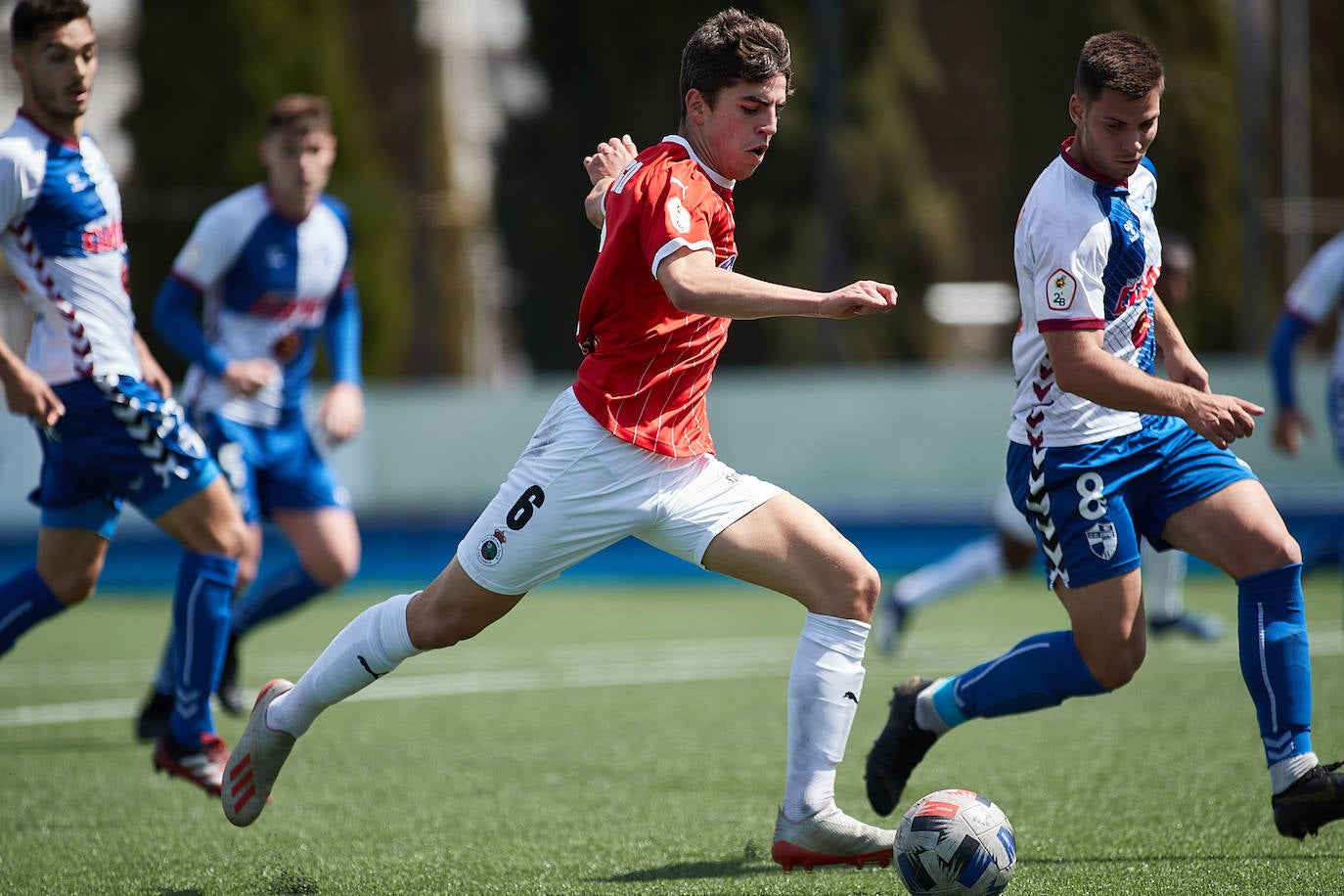 Fotos: El partido Ebro - Racing, en imágenes