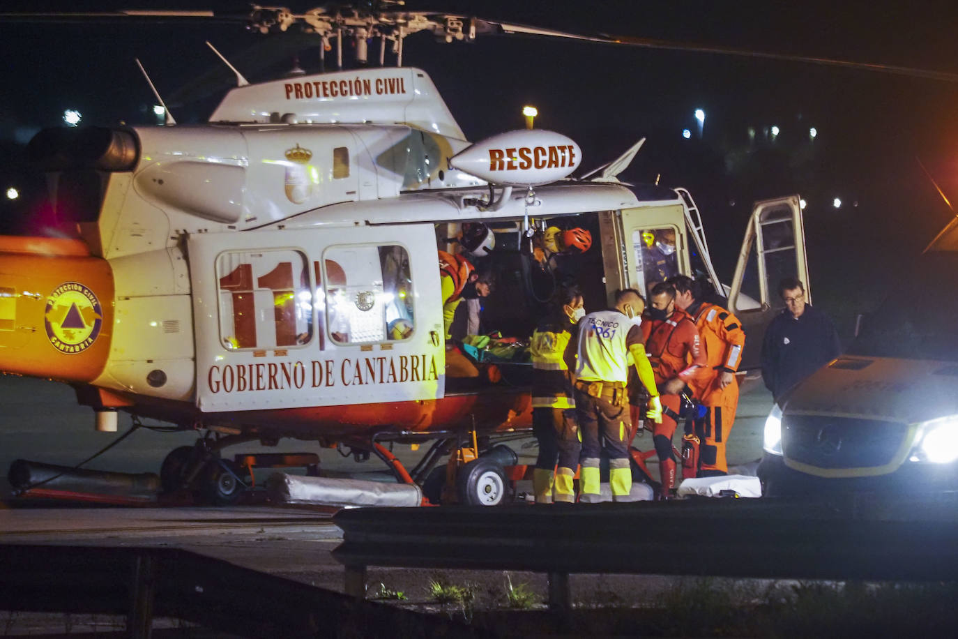 Fotos: Rescate en la Virgen del Mar