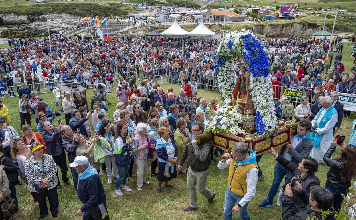 La última vez que la Virgen salió en procesión fue en mayo de 2019.