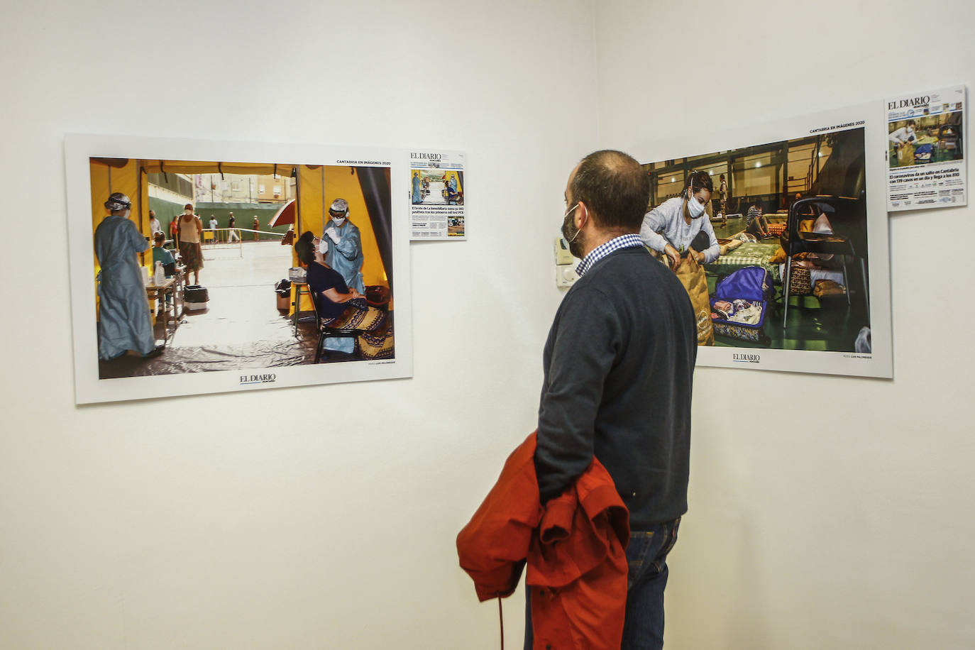 La exposición, que reúne una selección de instantáneas de los fotoperiodistas de El Diario tomadas el pasado año, recala en el CNFoto