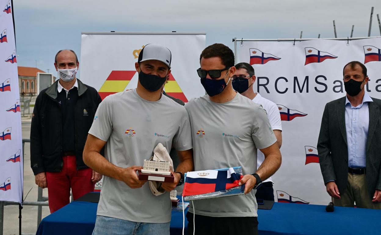 Iago López y Diego Botín han finalizado segundos en la regata santanderina.