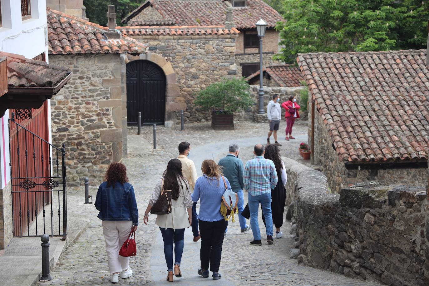 Fotos: Turistas en Potes