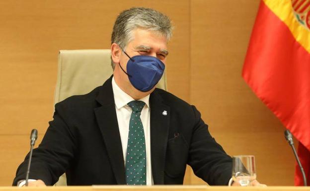 El exdirector de la Policía, Ignacio Cosidó, durante su comparecencia en el Congreso.