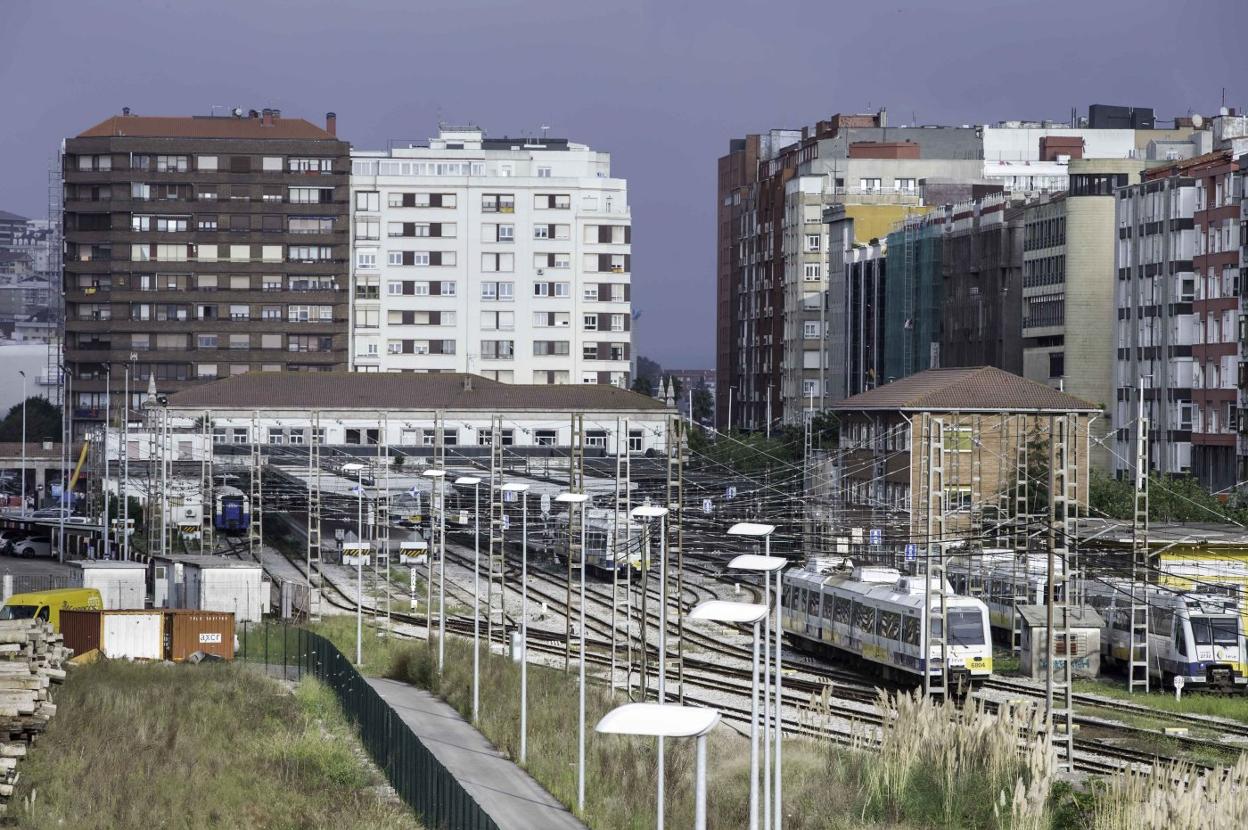 La integración ferroviaria de Santander se paralizó en 2019 y se retomará tras la aprobación del Modelo de Ciudad, en 2022. roberto ruiz