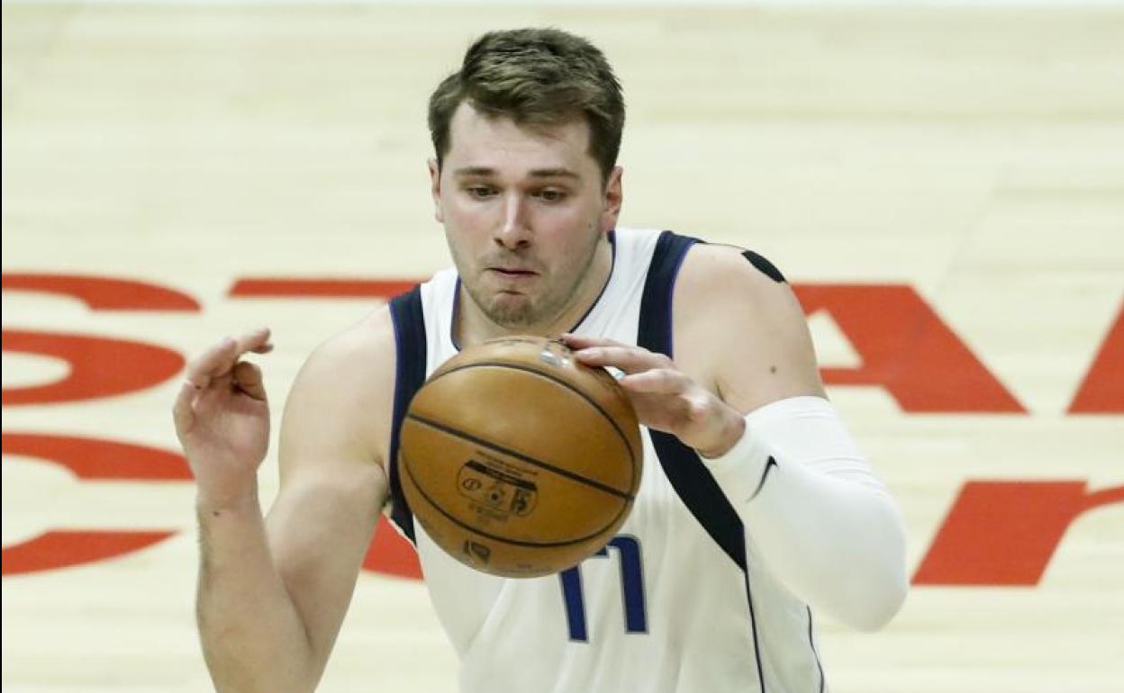 Doncic durante el partido.