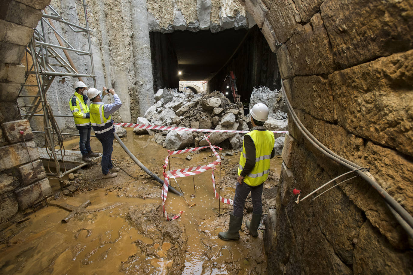 Fotos: Nuevas imágenes del antiguo túnel de Tetuán