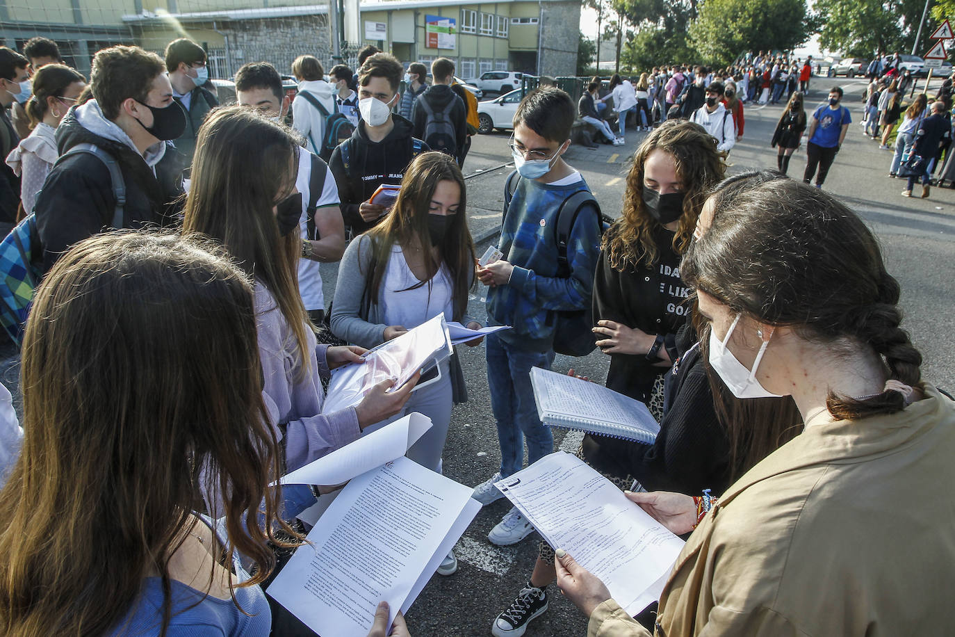 Pruebas de la EBAU en Torrelavega