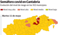 El verde domina el 'semáforo covid' en las últimas cuatro semanas 