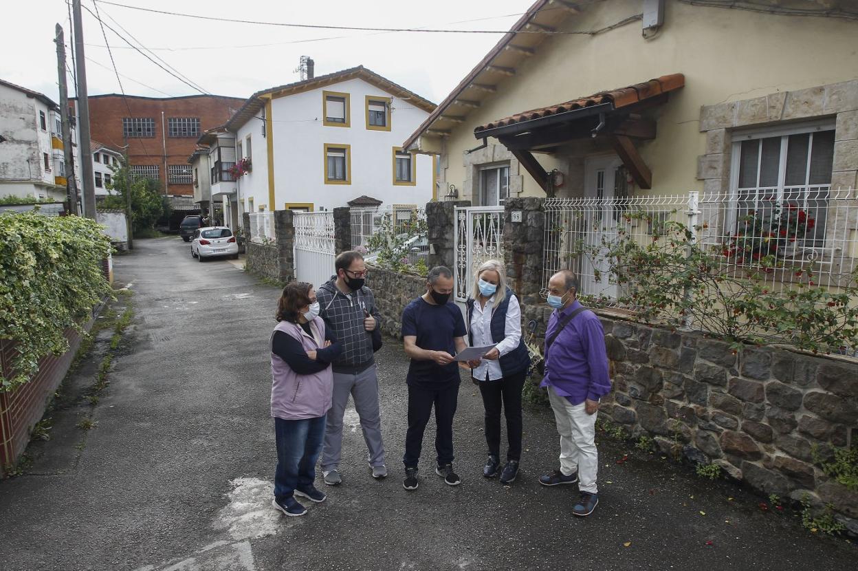 Marimar Ayllón, Andoni Fernández, José Ramón Fernández, Purificación Balbás y Francisco Javier Barquín. 