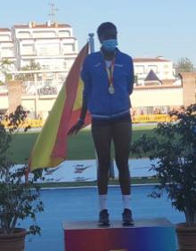 Imagen secundaria 2 - La castreña Osasere Eghosa afronta este fin de semana el Nacional absoluto de triple tras ganar el oro en el sub23