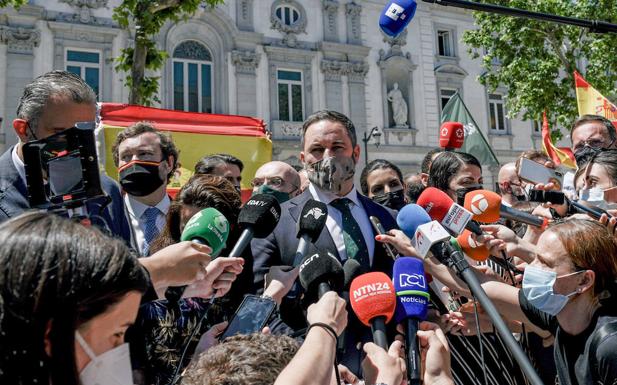 Santiago Abascal, ante el Tribunal Supremo. 