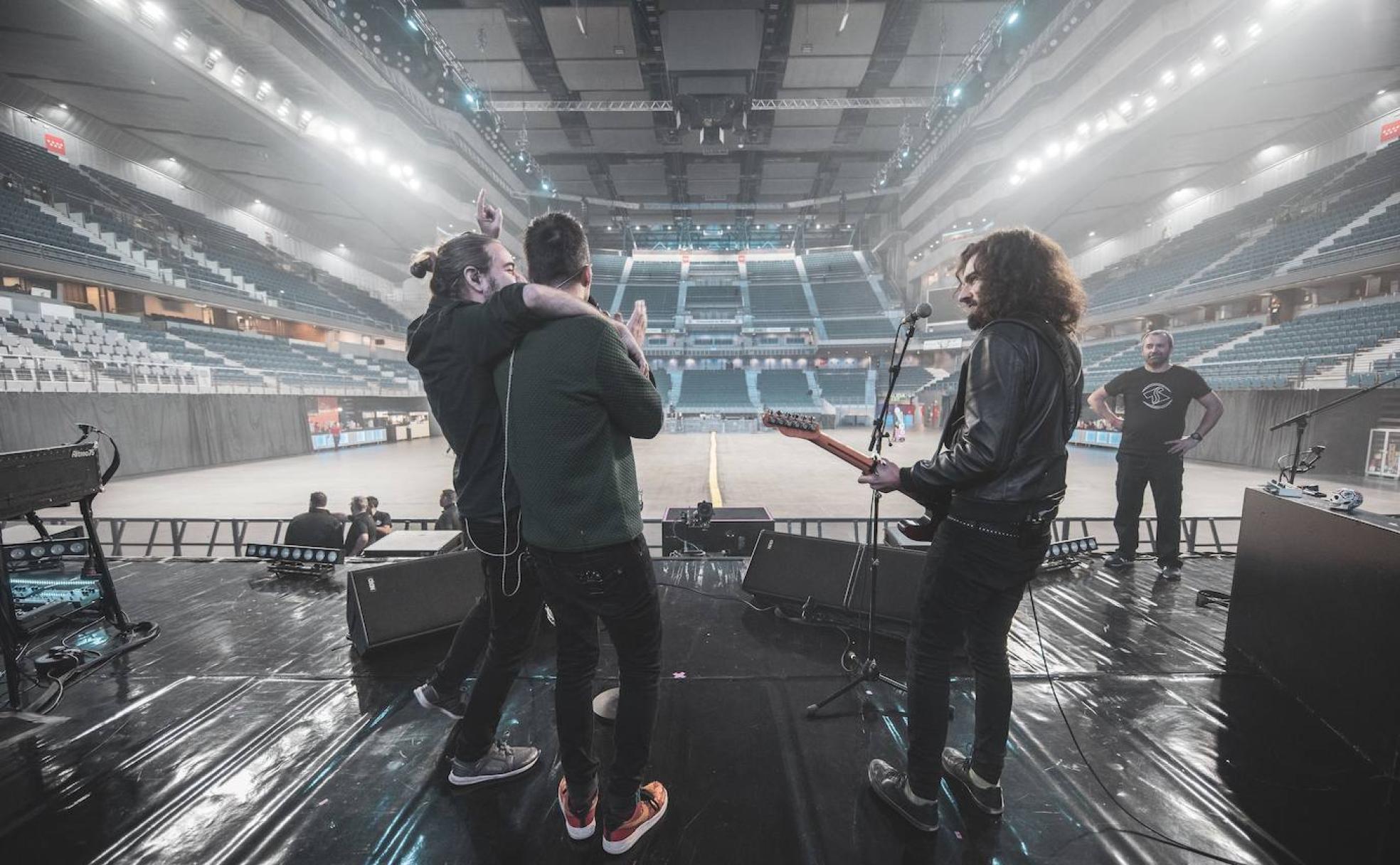 Vetusta Morla antes de un concierto