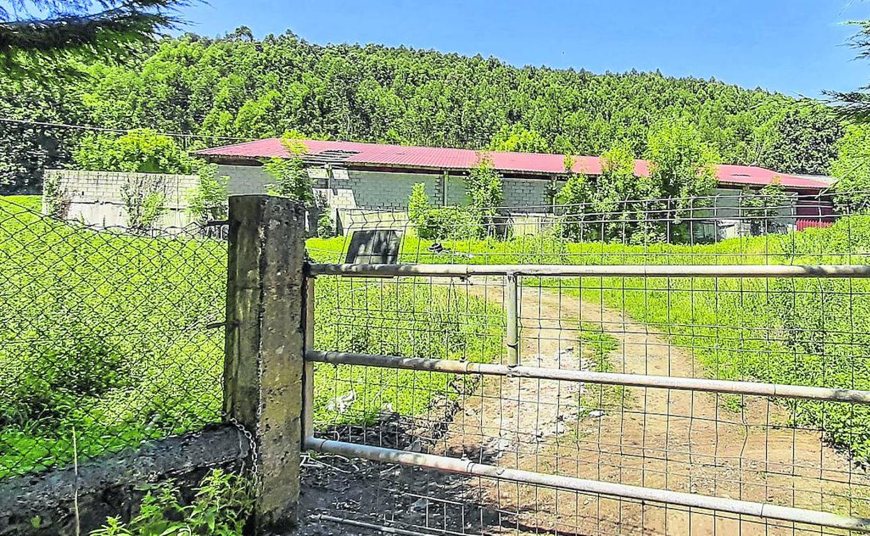 Lugar donde la víctima estuvo secuestrada cuatro días. 