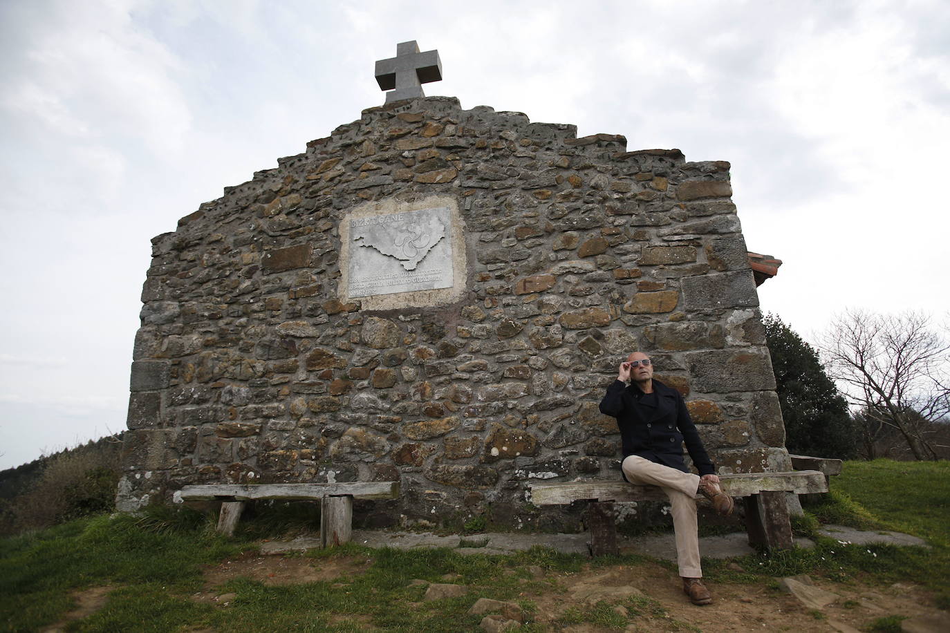 Ermita Santa Gurutze, de Bizkaigane, en Vizcaya