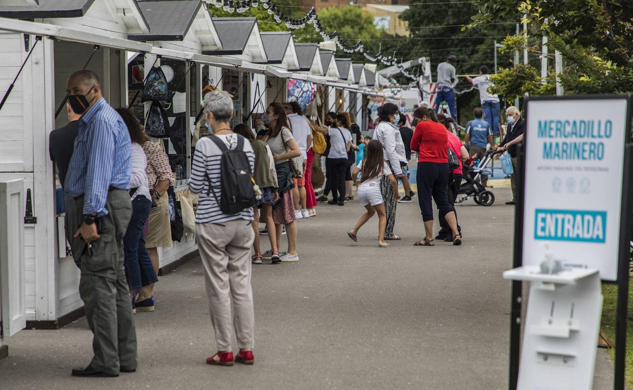 Mercadillo marinero, una de las atracciones de las jornadas.