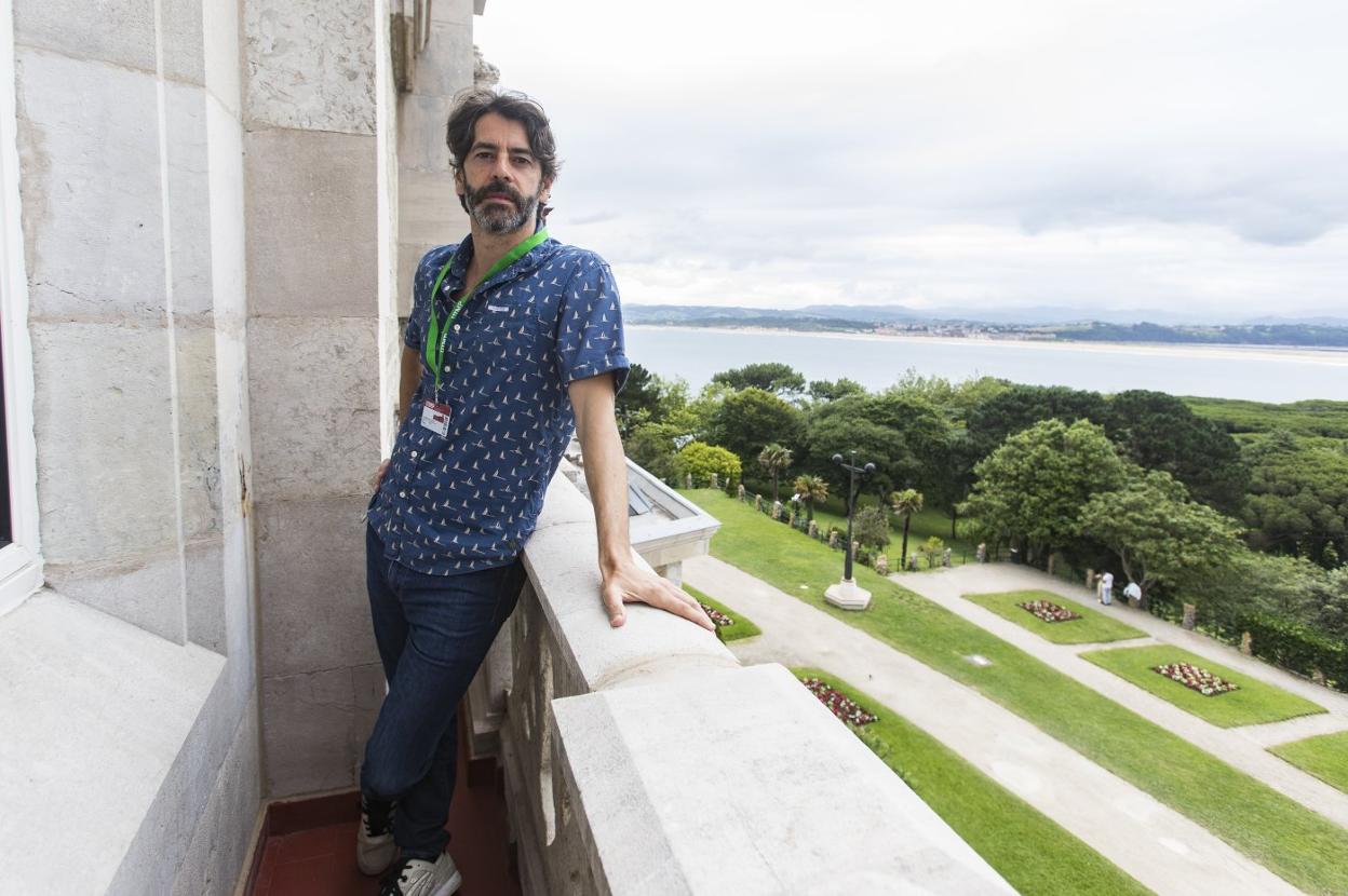 Eduardo Noriega, en el Palacio de La Magdalena donde ha participado en un seminario de la Fundación Manantial. 